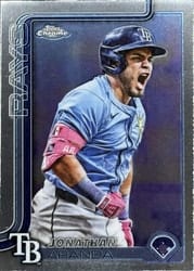 2025 Topps Chrome Update Base Set Jonathan Aranda #USC68 card