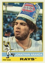 2025 Topps Heritage Base Set Jonathan Aranda #530b card