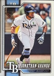 2026 Topps Base Set Jonathan Aranda #326 card