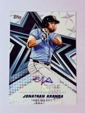 2026 Topps Baseball Stars Autographs Jonathan Aranda #BSA-JA card