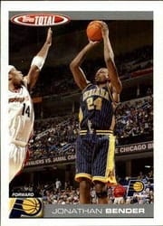2004-05 Topps Total Base Set Jonathan Bender #38 card