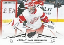 2018-19 Upper Deck Base Set Jonathan Bernier #317 card