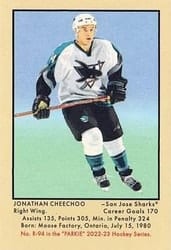 2022-23 Parkhurst Champions 51 Retros Jonathan Cheechoo #R-94 card