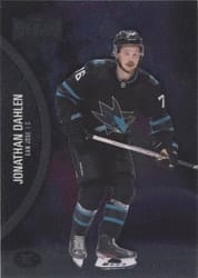 2021-22 SkyBox Metal Universe Base Set Jonathan Dahlen #197 card