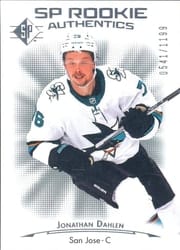 2021-22 SP Base Set Jonathan Dahlen #112 card