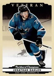 2022-23 Parkhurst Champions Base Set Jonathan Dahlen #225 card