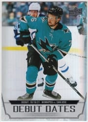 2022-23 Upper Deck Debut Dates Jonathan Dahlen #DD-10 card