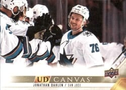 2022-23 Upper Deck UD Canvas Jonathan Dahlen #C64 card