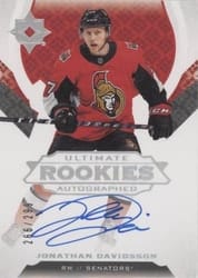 2019-20 Upper Deck Ultimate Collection Base Set Jonathan Davidsson #155 card