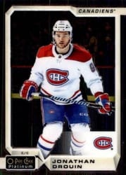 2018-19 O-Pee-Chee Platinum Base Set Jonathan Drouin #118 card