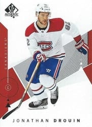 2018-19 SP Authentic Base Set Jonathan Drouin #13 card