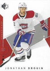 2018-19 SP Base Set Jonathan Drouin #13 card