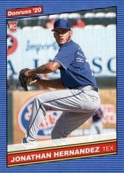 2020 Donruss Base Set Jonathan Hernandez #238 card