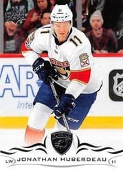2018-19 Upper Deck Base Set Jonathan Huberdeau #77 card