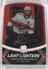 2020 Upper Deck The Cup Lamp Lighters Autographs Jonathan Huberdeau #LL-JH card