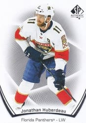 2021-22 SP Authentic Base Set Jonathan Huberdeau #2 card