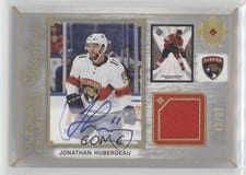 2021-22 Upper Deck Ultimate Collection Ultimate Display Autograph Jersey Jonathan Huberdeau #UDA-JH card