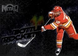 2022-23 SkyBox Metal Universe Bottle Rockets Jonathan Huberdeau #BR-7 card