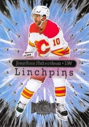 2022-23 SkyBox Metal Universe Linchpins Jonathan Huberdeau #10 OF 20 LP card