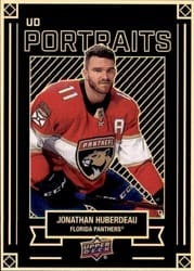 2022-23 Upper Deck UD Portraits Jonathan Huberdeau #P-11 card