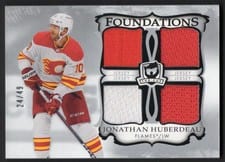 2023-24 Upper Deck The Cup Foundations Quad Jersey Jonathan Huberdeau #F-JH card