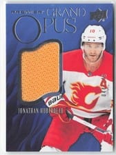 2024-25 Upper Deck Premier Grand Opus Jersey Jonathan Huberdeau #GO-HU card