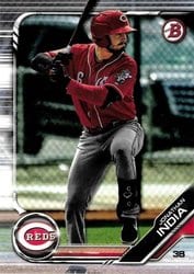 2019 Bowman Draft Base Set Jonathan India #BD-97 card