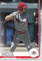 2019 Topps Pro Debut Base Set Jonathan India #6 card