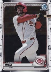 2020 Bowman Chrome Prospects Jonathan India #BCP-73 card