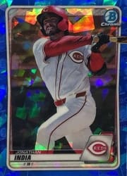 2020 Bowman Sapphire Edition Base Set Jonathan India #BCP-73 card