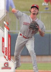 2020 Topps Pro Debut Base Set Jonathan India #PD-93 card