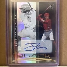 2021 Panini Chronicles Black Autographs Jonathan India #9