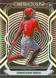 2021 Panini Chronicles Obsidian Jonathan India #21 card