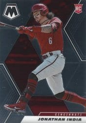 2021 Panini Mosaic Base Set Jonathan India #281 card