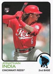 2021 Topps Archives Base Set Jonathan India #129 card