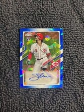 2021 Topps Chrome Update Sapphire Edition Rookie Autographs Jonathan India #RA-JI card