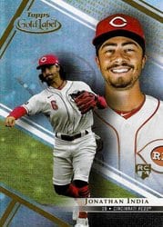 2021 Topps Gold Label Base Set Jonathan India #80 card