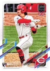 2021 Topps UK Edition Base Set Jonathan India #192 card