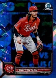 2022 Bowman Chrome Sapphire Edition Base Set Jonathan India #54 card