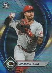 2022 Bowman Platinum Base Set Jonathan India #38 card