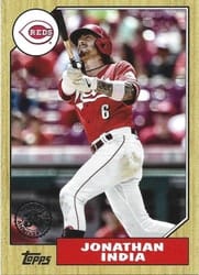 2022 Topps 1987 Topps Baseball (Series 2) Jonathan India #87TB-23 card