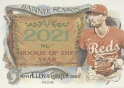 2022 Topps Allen & Ginter Banner Season Jonathan India #BS-12 card