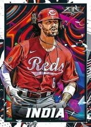 2022 Topps Fire Base Set Jonathan India #59 card