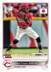 2022 Topps Japan Edition Base Set Jonathan India #31 card