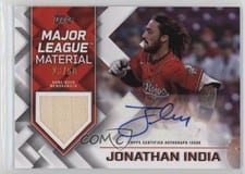 2022 Topps Major League Material Autographs Jonathan India #MLMA-JI card