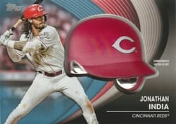 2022 Topps Update Commemorative Batting Helmets Jonathan India #BH-JI card