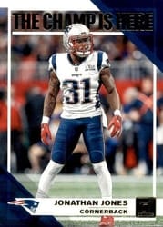 2019 Donruss The Champ is Here Jonathan Jones #CH-9 card