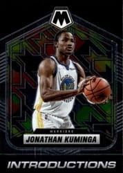 2021-22 Panini Mosaic Introductions Jonathan Kuminga #8 card