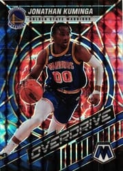 2021-22 Panini Mosaic Overdrive Jonathan Kuminga #25 card