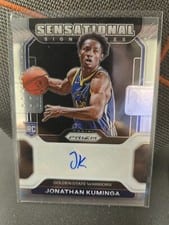 2021-22 Panini Prizm Sensational Signatures Jonathan Kuminga #SS-JKU card